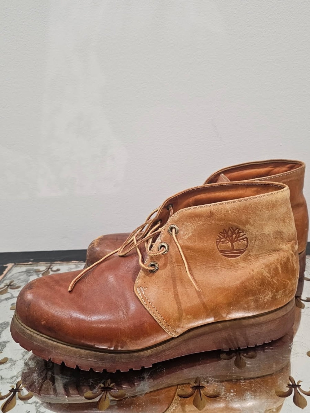 Timberland Leather Chukka Boots – Brown – US Men’s 10.5W Vintage 1980's (USA)